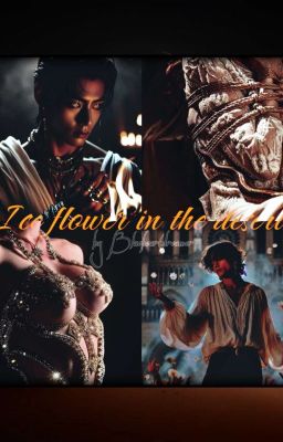 Ice flower in the desert