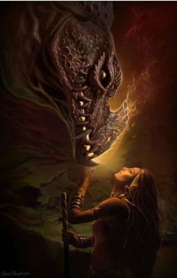 дракон рядом с изгоем 