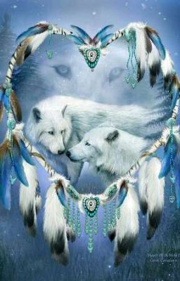 Лунная волчица и альфа