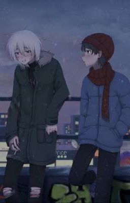 Курящий парень.