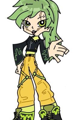 Зелёнка, наёмница из Найт-сити