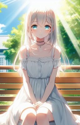 Девочка в белом платье