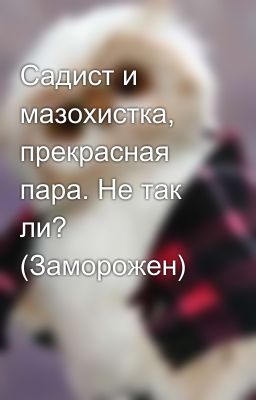 Садист и мазохистка, прекрасная пара. Не так ли?  (Заморожен)