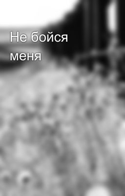Не бойся меня
